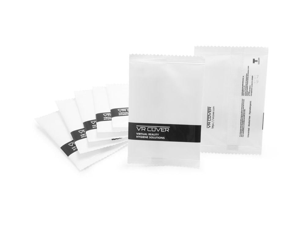 Skin Friendly VR HMD Cleaning Wipes - VR Cover