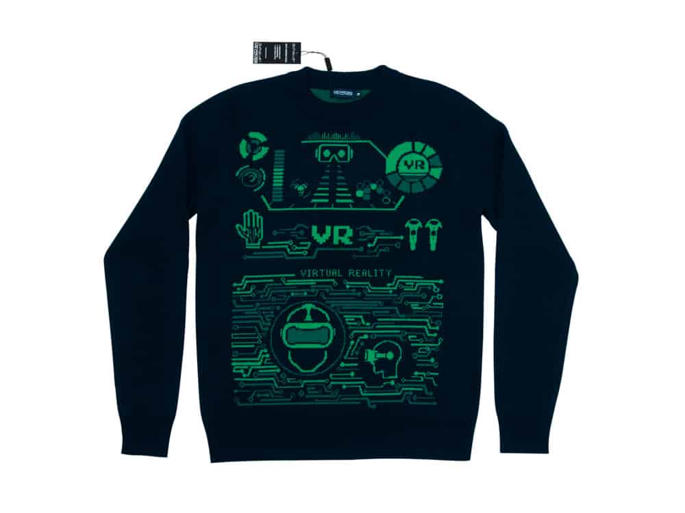 Retro VR Sweatshirt 100% Merino Wool - VR Cover