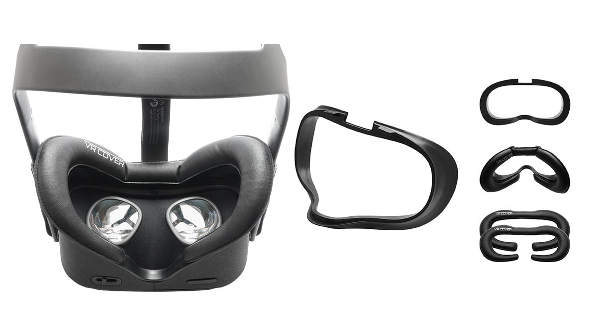 Peut Améliorer Lexpérience De VR Confortable Et Doux Cuir PU Coussin Respirant en Mousse pour HTC Cosmos VR Tapis Dombrage À Interface Faciale VR Noir 