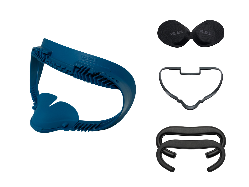 Fitness Facial Interface and Foam Replacement with XL Spacer for Meta / Oculus Quest 2