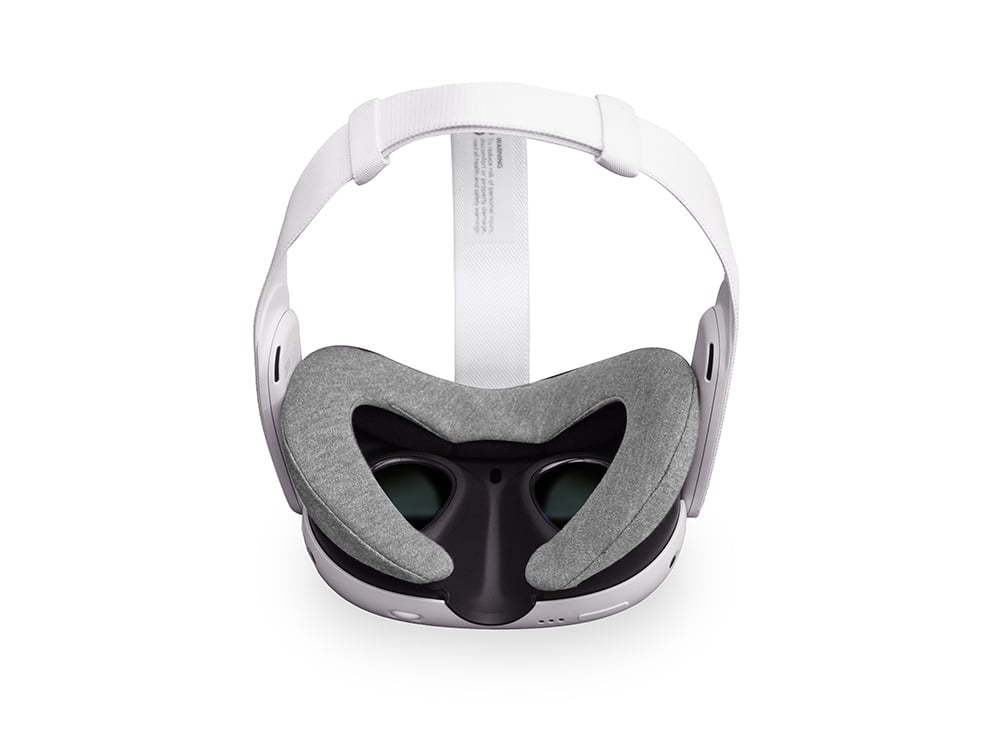 Cubierta facial para Meta Quest 3 VR, máscara de Ojos de silicona